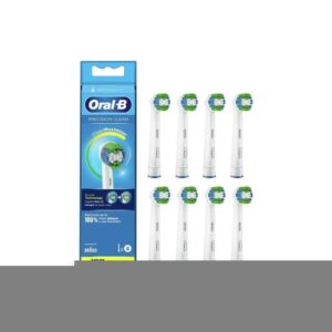Zobu birste Oral-B  Replaceable toothbrush heads | Refill CleanMaximiser Precision Clean | Heads | For adults | Number of brush heads included 8 | White 