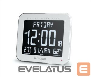 Interaktīvs risinājums Muse  | Wall Clock with Alarm Function | M-090 WMC | White 