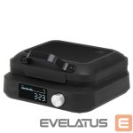 Röster Adler  Waffle Maker with LED Display | AD 3087 | 2200 W | Number of pastry 2 | Belgium | Black 