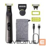 Matu trimmeris Philips  | Hair Trimmer for Face and Body | QP6552/15 OneBlade Pro 360 | Cordless | Wet & Dry | Number of length steps 20 | Chrome 