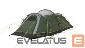 Makšķerēšanas preces Outwell  Two Room Tunnel Tent | Earth 3 Plus | 3 person(s) | Green 