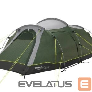Makšķerēšanas preces Outwell  Two Room Tunnel Tent | Earth 3 Plus | 3 person(s) | Green 