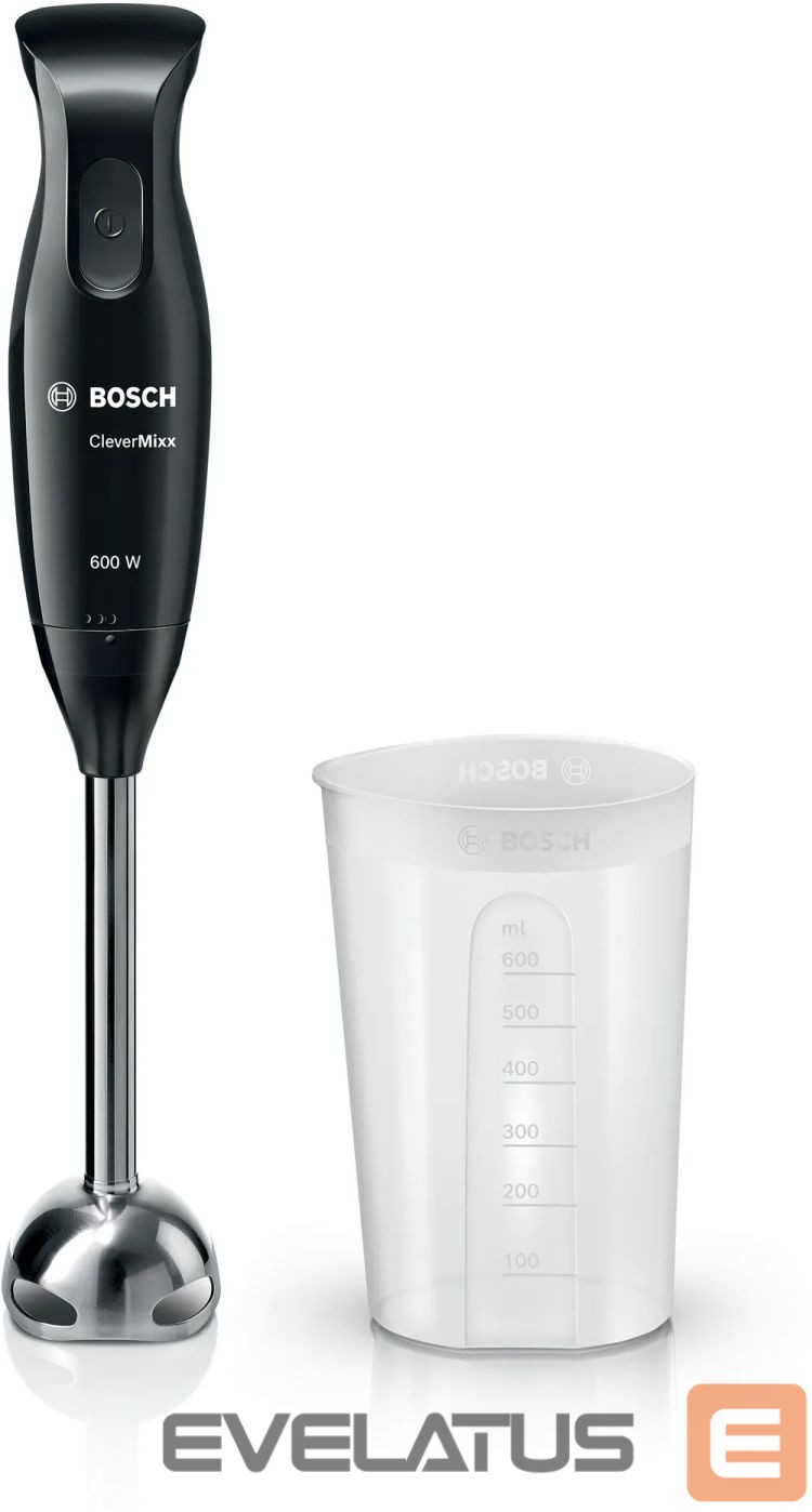 Mikserid ja blenderid Bosch Hand Blender | MSM2610B CleverMixx | Hand Blender | 600 W | Number of speeds 1 | Black/Grey