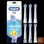 Zobu birste Oral-B  Replaceable toothbrush heads | iO UltimateClean | Heads | For adults | Number of brush heads included 6 | White 