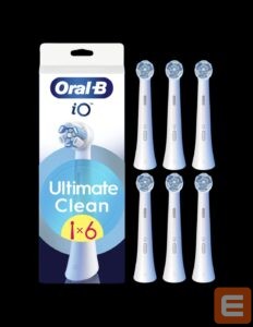 Zobu birste Oral-B  Replaceable toothbrush heads | iO UltimateClean | Heads | For adults | Number of brush heads included 6 | White 