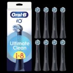 Hambahari Oral-B  Replaceable toothbrush heads | iO UltimateClean | Heads | For adults | Number of brush heads included 8 | Black 