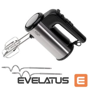 Mixers and blenders Adler  Hand mixer | AD 4232 | Hand Mixer | 900 W | Number of speeds 5 | Turbo mode | Black/Stainless Steel 