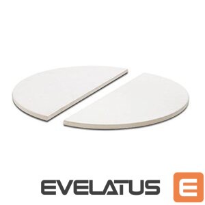 Cita mazā sadzīves tehnika TunaBone  | Half moon pizza stone, 190 mm for Kamado 23/24inch 