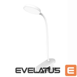 Desc lamp ColorWay  LED Table Lamp Flexible and Clip 2 with Built-in Battery | CW-DL10FCB-W 