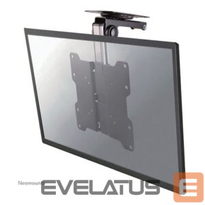 TV bracket NEOMOUNTS  FPMA-C020BLACK Monitor/TV mount ceiling 1 screen - 10-40" - max 20 kg - VESA 75x75-200x200 - h 26,5-40 cm - black 