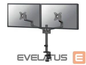 TV kronšteini NEOMOUNTS  NEXT Lite DS60-425BL2 Dual monitor arm - 17-27" - 0-8 kg/screen - space saving T-Rex model - 100% plastic-free packaging - black 