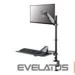 TV bracket NEOMOUNTS  DS90-325BL1 Sit-stand workstation desk 1 screen - 17-32" - 1-9 kg (curved 6 kg) - gas spring - black 