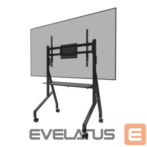 TV bracket NEOMOUNTS  MOVE Go FL50-525BL1 TV trolley - 55-86" - max 76 kg - manual h 106-136 cm - VESA 100x100-900x600 - incl. hardware shelf - lockable 