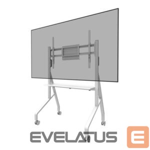 TV bracket NEOMOUNTS  MOVE Go FL50-525WH1 TV trolley - 55-86" - max 76 kg - manual h 106-136 cm - VESA 100x100-900x600 - incl. hardware shelf - lockable 