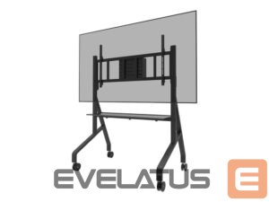 TV kronšteini NEOMOUNTS  MOVE Go XL FL50-575BL1 TV trolley - 65-110" - max 125 kg - manual h 129-139 cm - VESA 100x100-1100x600 - incl. hardware shelf - lo 