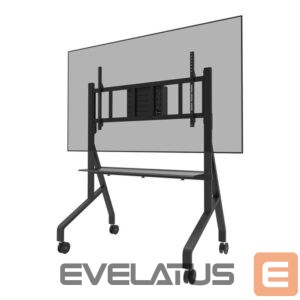 Teleri kinnitus NEOMOUNTS  MOVE Go XL FL50-575BL1 TV trolley - 65-110" - max 125 kg - manual h 129-139 cm - VESA 100x100-1100x600 - incl. hardware shelf - lo 