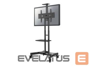 TV bracket NEOMOUNTS  NM-M1700BLACK TV trolley - 32-75" - max 50 kg - manual h 104,2-154,2 cm - VESA 200x200-600x400 - incl. cam/hardware shelf - black 