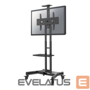 TV bracket NEOMOUNTS  NM-M1700BLACK TV trolley - 32-75" - max 50 kg - manual h 104,2-154,2 cm - VESA 200x200-600x400 - incl. cam/hardware shelf - black 
