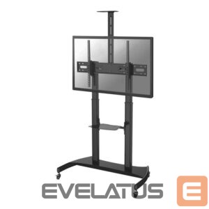 Teleri kinnitus NEOMOUNTS  PLASMA-M1950E TV trolley - 60-100" - max 100 kg - manual h 134-166 cm - VESA 200x200-1000x600 - incl. cam/hardware shelf - black 