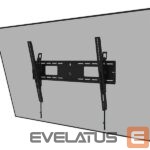 Teleri kinnitus NEOMOUNTS  LEVEL-750 WL35-750BL18 Tiltable heavy duty wall mount - 43-98" screen - max 125 kg - VESA 100x100-800x600 - d 9,3 cm - level adjus | 