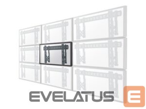 TV kronšteini NEOMOUNTS  LED-VW1000BLACK Videowall wall mount - 40-75" - max 50 kg - VESA 200x200-600x400 - d 5,6-21,5 cm - pull-out - micro adjustment - l 