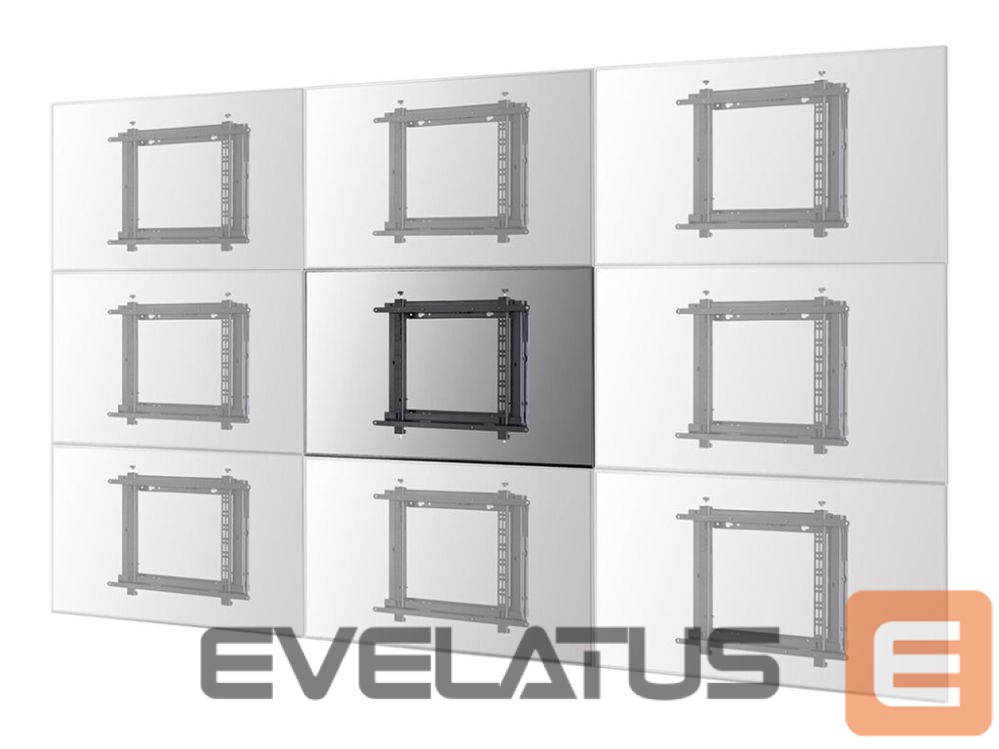 Teleri kinnitus NEOMOUNTS WL95-800BL1 Videowall wall mount - 42-70" - max 35 kg - VESA 200x200-600x400 - d 7,8-26,6 cm - push-to-pop-out - micro adjustment