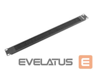 Kitos prekės Lanberg  AK-1101-B 19" brush panel 1U, black | 