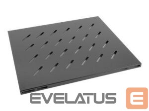 Citas preces Lanberg  19" fixed shelf 1U/465x515mm max load capacity up to 120kg, black | 