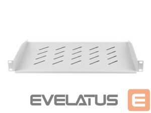 Kitos prekės Lanberg  19" fixed shelf 1U/483x315mm max load capacity up to 25kg, grey | 