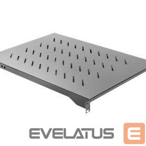 Citas preces Lanberg  19" fixed shelf 1U/483x700mm max load capacity up to 15kg, black | 