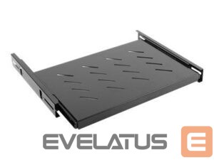 Kitos prekės Lanberg  19" sliding shelf 1U/465x347mm max load capacity up to 60kg, black | 