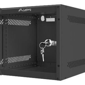 Serverid Lanberg  Rack cabinet 10" wall-mount 4U/280x310 (flat pack) with glass door, black | 