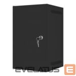 Serveri Lanberg  Rack cabinet 10" wall-mount 9U/280x310 for self-assembly with metal door (flat pack), black | 