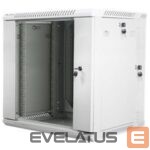 Serveriai Lanberg  Rack cabinet 19" double-section wall-mount 12U/600x600 (flat pack), grey | 