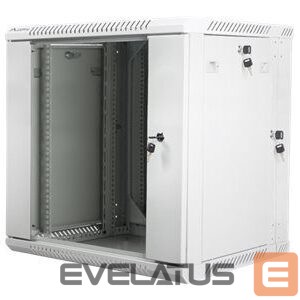 Serveriai Lanberg  Rack cabinet 19" double-section wall-mount 12U/600x600 (flat pack), grey | 