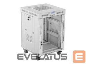 Servers Lanberg  Rack cabinet 19" free-standing 15U/600x600 (flat pack) with glass door ICD V2, grey | 