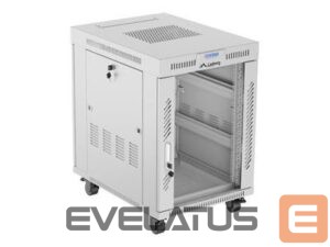 Servers Lanberg  Rack cabinet 19" free-standing 15U/600x800 (flat pack) with glass door lCD V2, grey | 