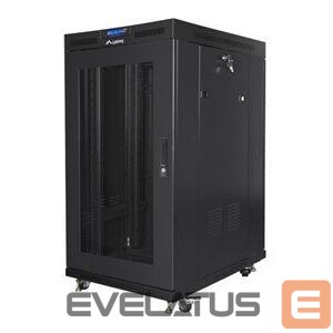 Serverid Lanberg  Rack cabinet 19" free-standing 22U/800x1000 (flat pack) with mesh door lCD V2, black | 