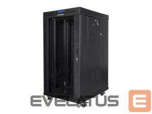 Serveri Lanberg  Lanbger Rack cabinet 19" free-standing 22U/800x800 (flat pack) with glass door lCD V2, black | 