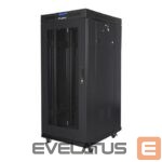 Serveri Lanberg  Rack cabinet 19" free-standing 27U/600x600 (flat pack) with mesh door lCD V2, black | 