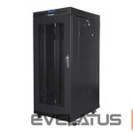 Serverid Lanberg  Rack cabinet 19" free-standing 27U/600x800 (flat pack) with mesh door ICD V2, black | 