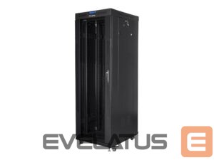 Serveriai Lanberg  Rack cabinet 19" free-standing 37U/800x1000 (flat pack) with glass door ICD V2, black | 