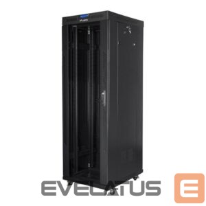 Serverid Lanberg  Rack cabinet 19" free-standing 37U/800x1000 (flat pack) with glass door ICD V2, black | 