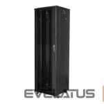 Serverid Lanberg  Rack cabinet 19" free-standing 42U/600x600 (flat pack), black | 