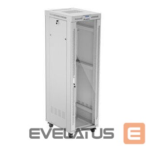 Serverid Lanberg  Rack cabinet 19" free-standing 42U/600x800 (flat pack) with glass door lCD V2, grey | 