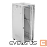 Serveriai Lanberg  Rack cabinet 19" free-standing 42U/800x1000 (flat pack) with glass door lCD V2, grey | 