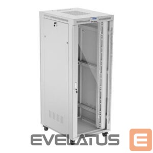 Serverid Lanberg  Rack cabinet 19" free-standing 42U/800x1000 (flat pack) with glass door lCD V2, grey | 