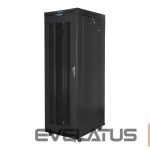 Серверы Lanberg  Rack cabinet 19" free-standing 42U/800x1000 (flat pack) with mesh door lCD V2, black | 