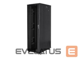 Serveriai Lanberg  Rack cabinet 19" free-standing 42U/800x1200 (flat pack), black | 