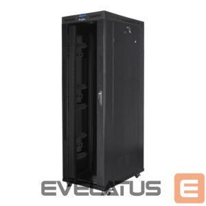 Serverid Lanberg  Rack cabinet 19" free-standing 42U/800x1200 (flat pack) with glass door lCD V2, black | 